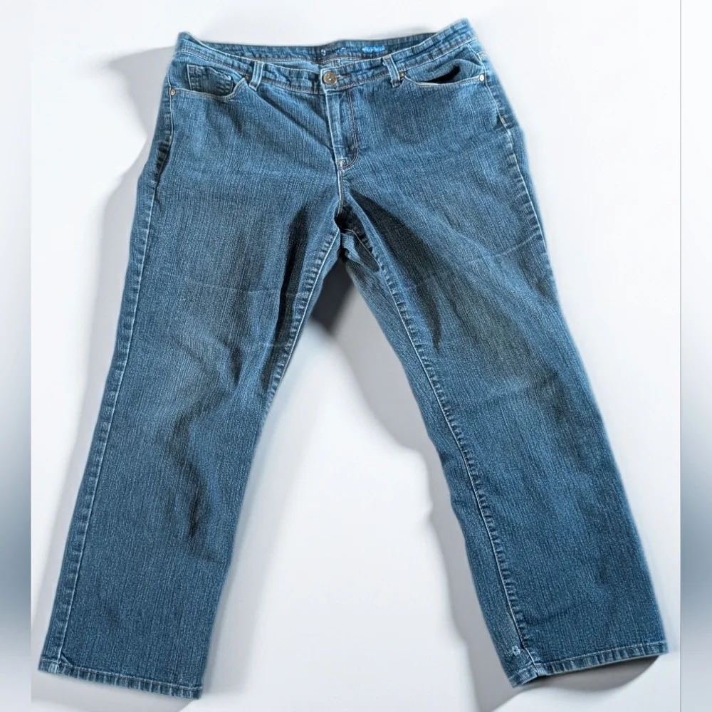 Style&Co. Women's Medium Wash Blue‎ Denim Jeans Stretch 5-Pocket Design